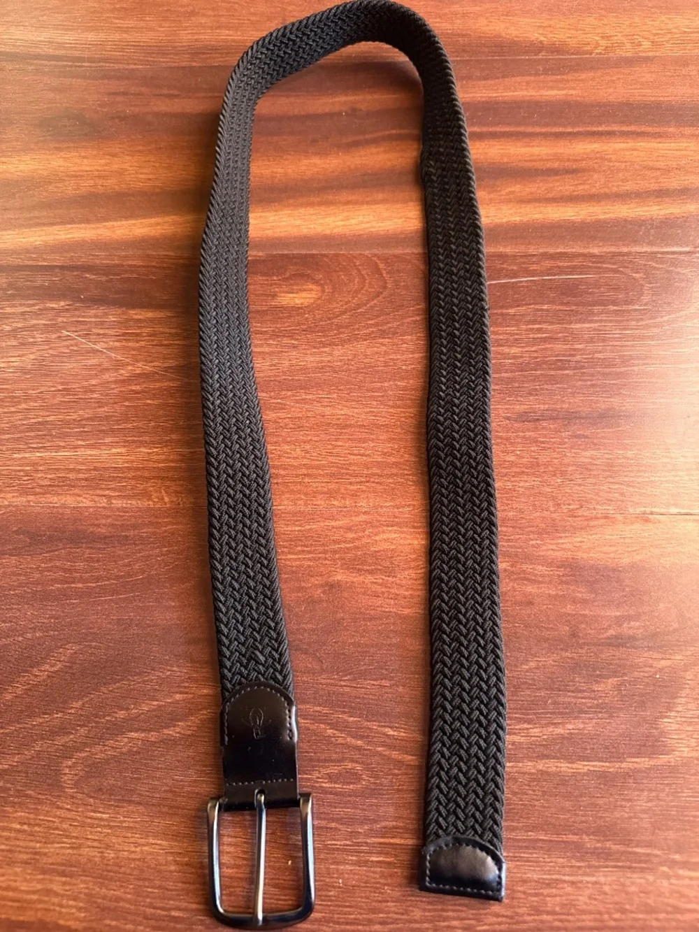 Original Penguin Fabric Woven Braided Black Belt Medium 34-36